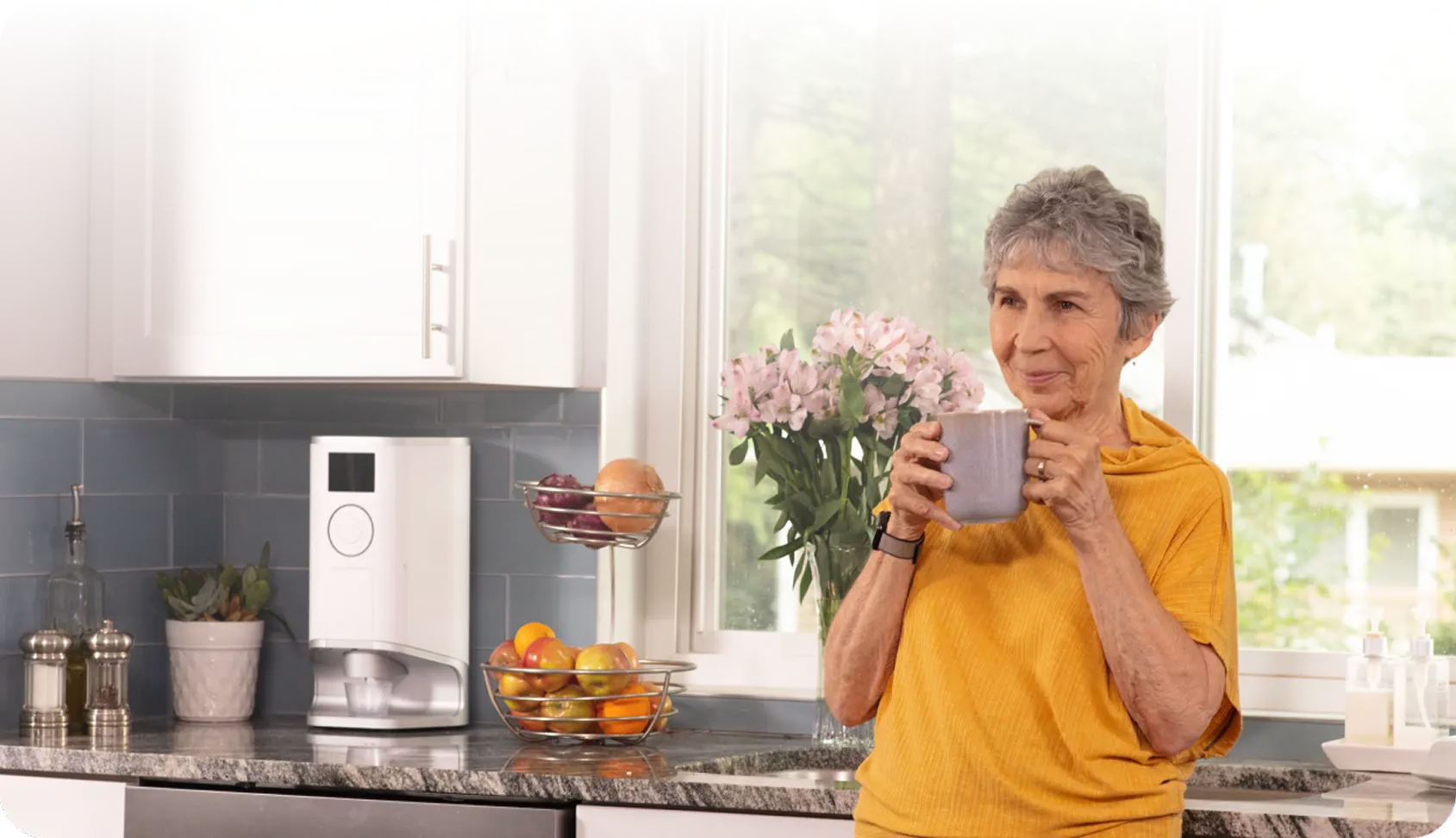 yellow grandma transparent