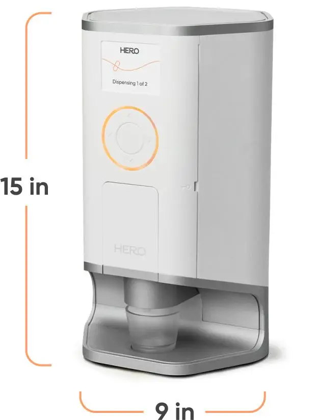 Hero Smart Pill Dispenser (monthly membership)