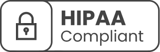 hipaa compliant badge cornered